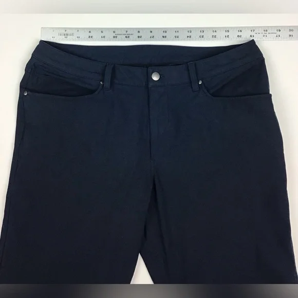 lululemon ABC pants classic men’s 34 navy - Picture 8 of 9